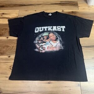 Outkast Hotlanta Black Graphic T-SHIRT Sz XL Atlanta Hip Hop Rap Stankonia